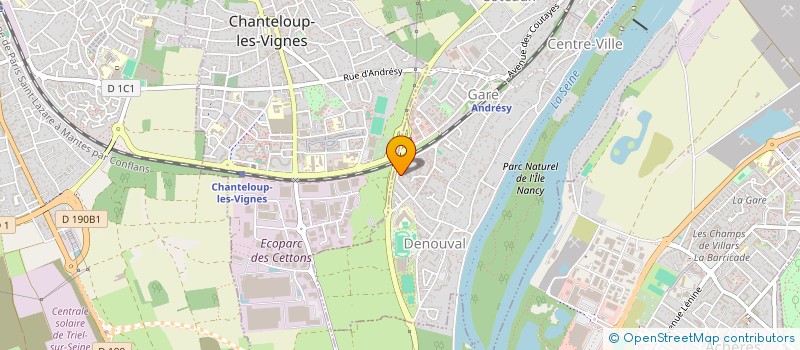 localisation de l'entreprise SCI R.N.M.  ANDRESY