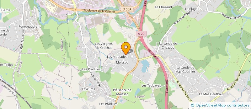 localisation de l'entreprise SCI R.O.A.M à FEYTIAT