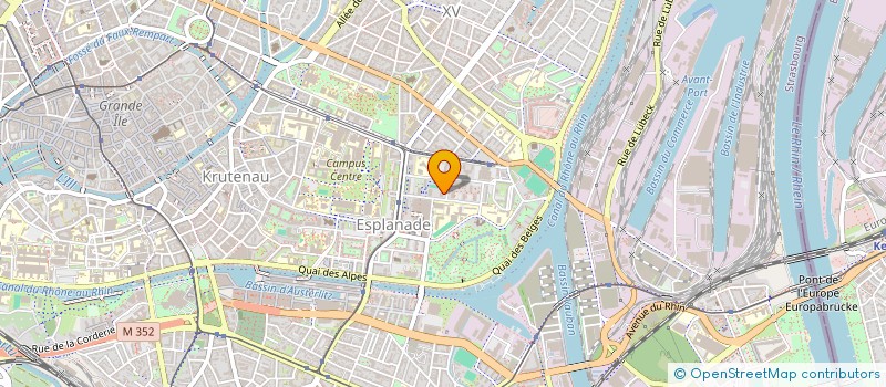 localisation de l'entreprise SCI R.O.B.  STRASBOURG