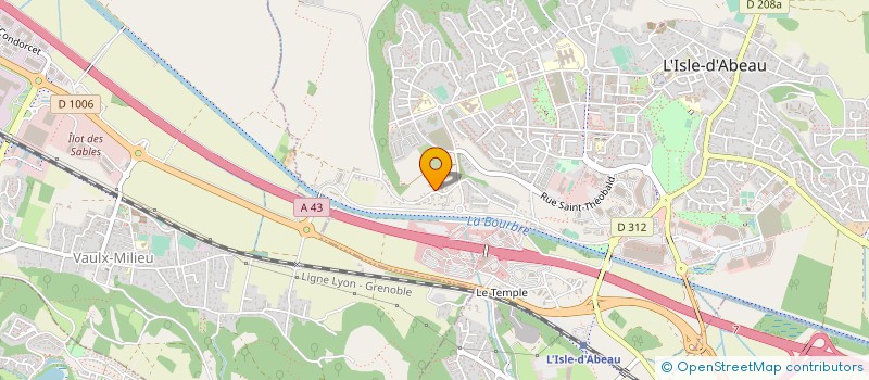 localisation de l'entreprise SCI R.O.L.L.  L'ISLE-D'ABEAU