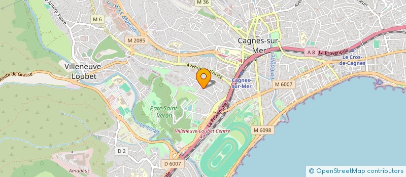 localisation de l'entreprise SCI R&P à CAGNES-SUR-MER
