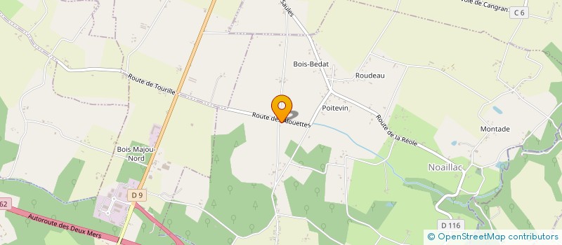 localisation de l'entreprise SCI R&P  LOUPIAC-DE-LA-REOLE