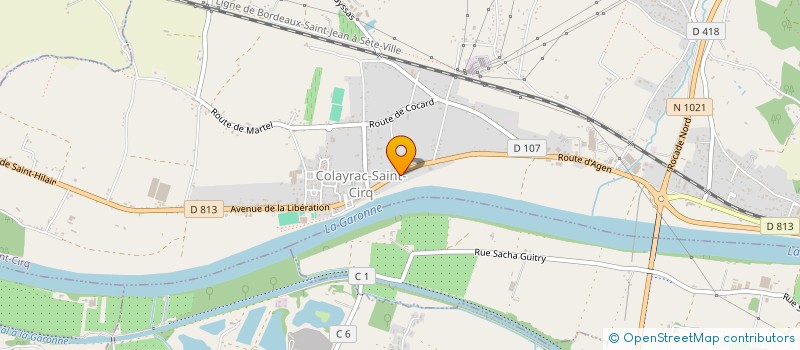 localisation de l'entreprise SCI R.P.B.  COLAYRAC-SAINT-CIRQ