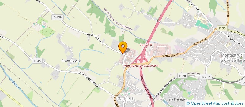 localisation de l'entreprise SCI R P GARIDECH  GARIDECH