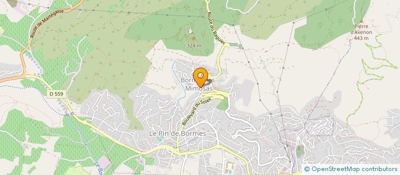 localisation de l'entreprise SCI R.P.M à BORMES-LES-MIMOSAS