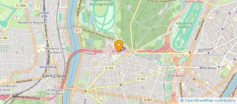 localisation de l'entreprise SCI R.P. PARCHAMP à BOULOGNE-BILLANCOURT