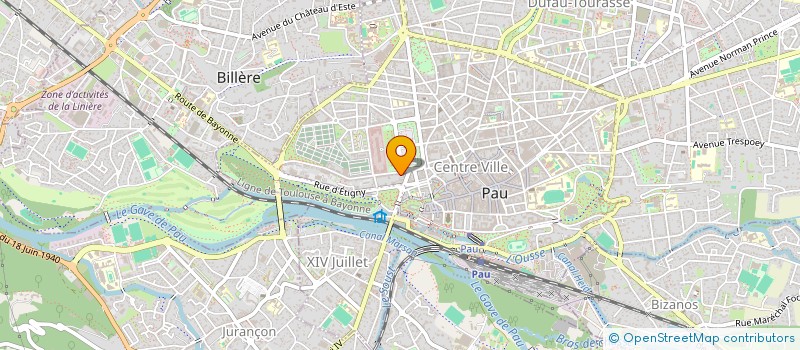 localisation de l'entreprise SCI R.P.U. à PAU