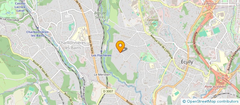 localisation de l'entreprise SCI R.PIANO  ECULLY