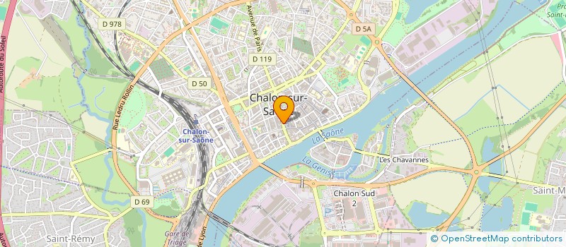 localisation de l'entreprise SCI R.R à CHALON-SUR-SAONE