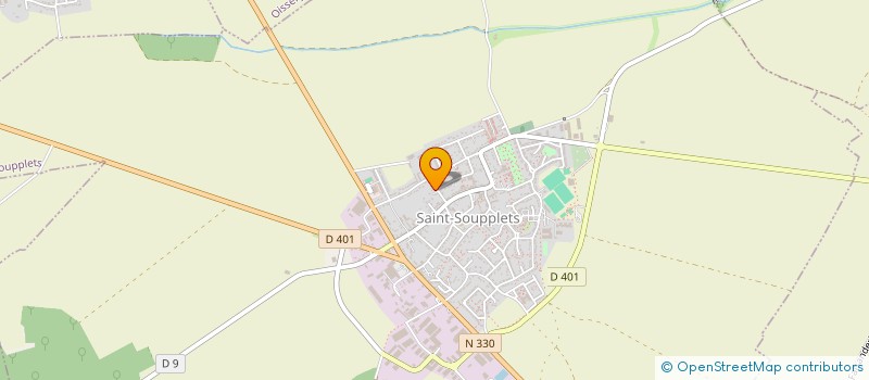 localisation de l'entreprise SCI R&R  SAINT-SOUPPLETS