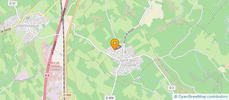 localisation de l'entreprise SCI R & R EVOLUTION  SAINT-JEAN-LASSEILLE