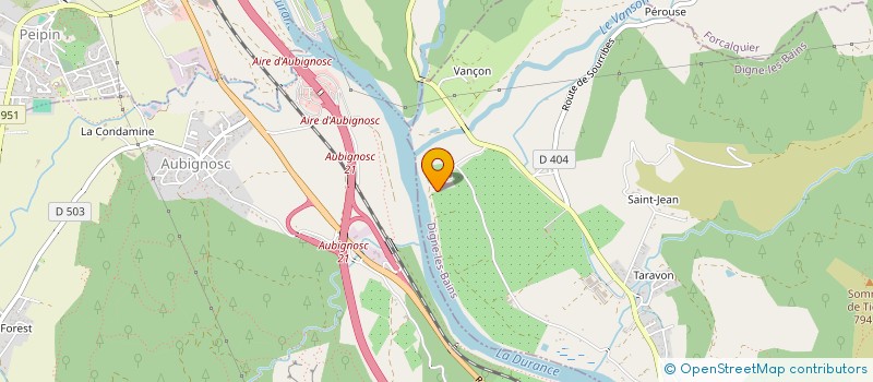 localisation de l'entreprise SCI R.S.  SALIGNAC