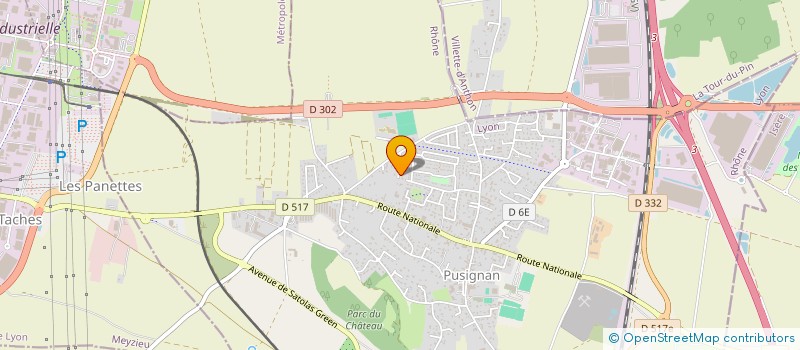 localisation de l'entreprise SCI R&S  PUSIGNAN