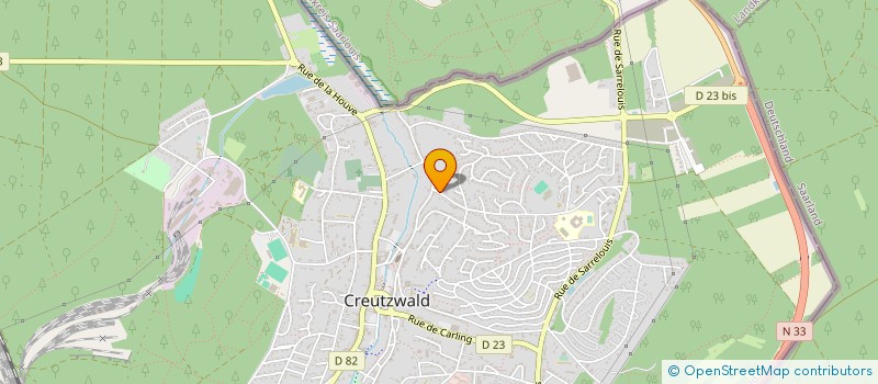 localisation de l'entreprise SCI R.S.D.  CREUTZWALD