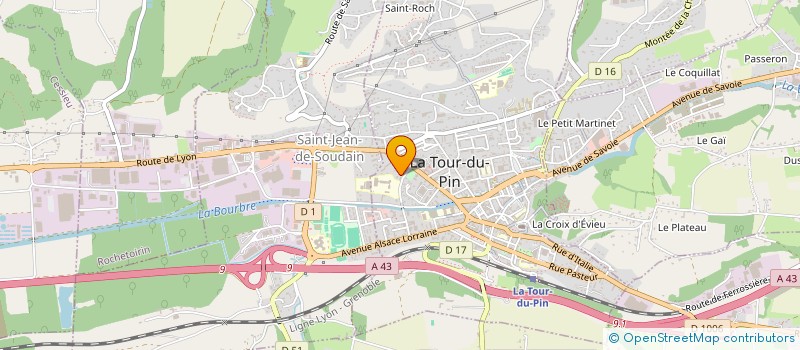 localisation de l'entreprise SCI R&S FAMILY  LA TOUR-DU-PIN