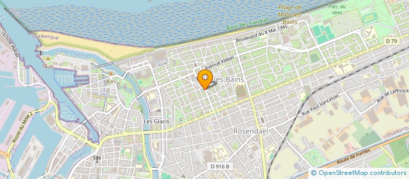 localisation de l'entreprise SCI R.S. GASPARD à DUNKERQUE