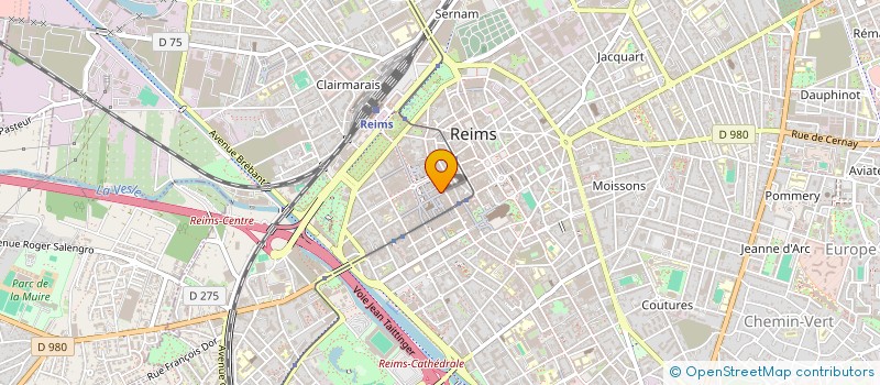 localisation de l'entreprise SCI R.S.R.  REIMS