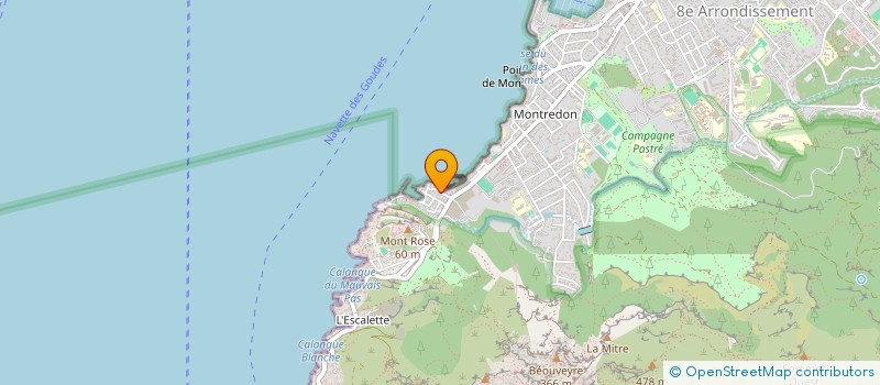 localisation de l'entreprise SCI R.V à MARSEILLE