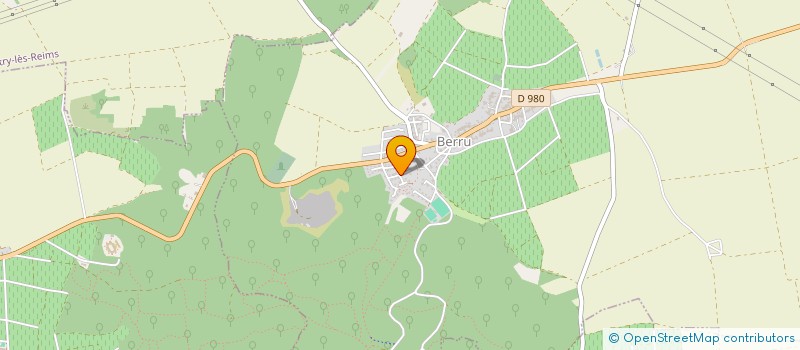 localisation de l'entreprise SCI R&V  BERRU