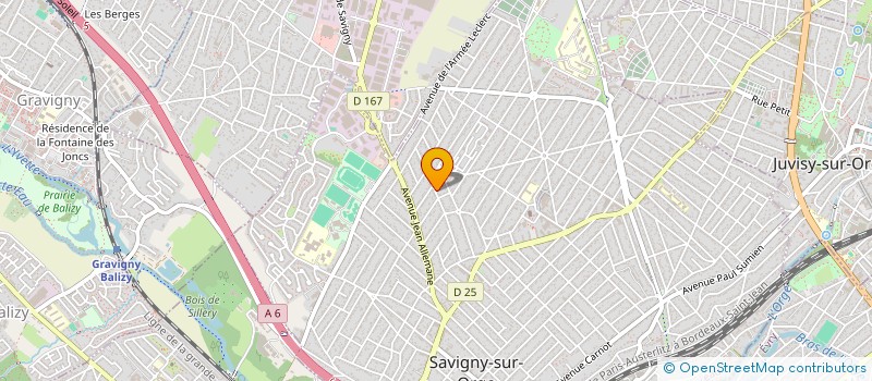 localisation de l'entreprise SCI R.V.F.P. à SAVIGNY-SUR-ORGE