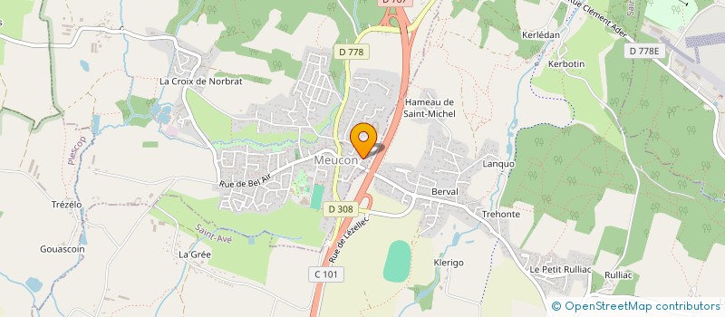 localisation de l'entreprise SCI R W IMMOBILIERE  MEUCON