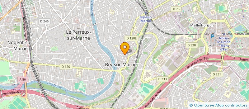 localisation de l'entreprise SCI R X B à BRY-SUR-MARNE