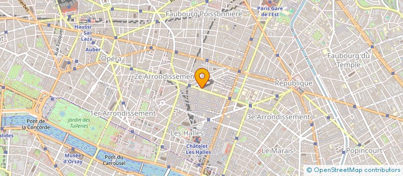 localisation de l'entreprise SCI R104  PARIS