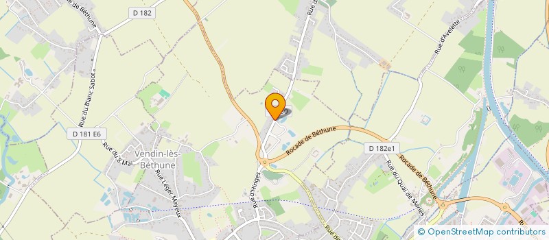 localisation de l'entreprise SCI R2 D2  VENDIN-LES-BETHUNE