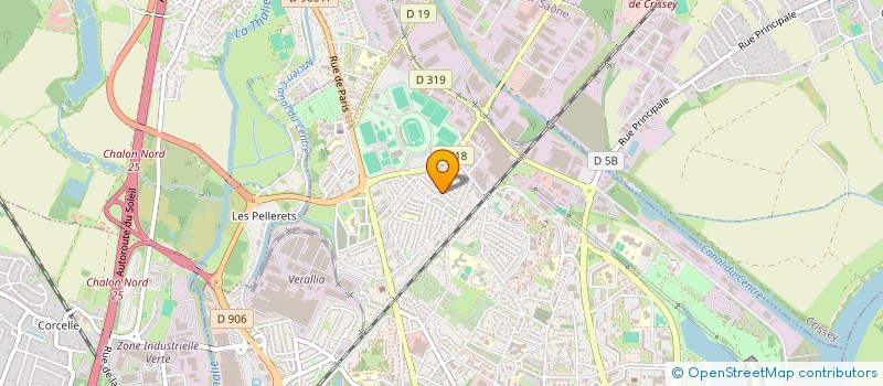 localisation de l'entreprise SCI R2A38 à CHALON-SUR-SAONE