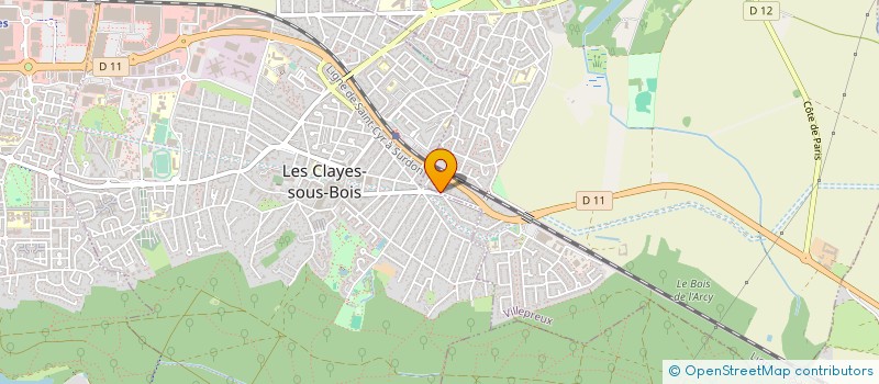 localisation de l'entreprise SCI R2B  VILLEPREUX