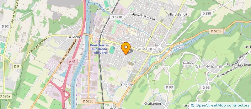 localisation de l'entreprise SCI R2BD INVEST  PONTCHARRA