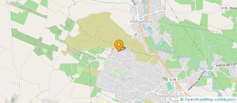 localisation de l'entreprise SCI R2C  LIMOUX