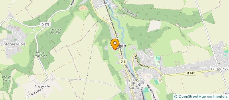 localisation de l'entreprise SCI R2C  LONGUEVILLE-SUR-SCIE