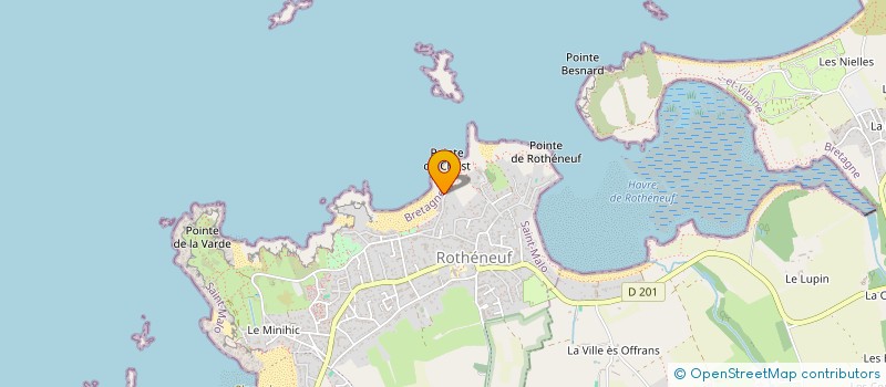 localisation de l'entreprise SCI R2D  SAINT-MALO