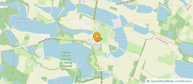 localisation de l'entreprise SCI R2D2  SAINT-VULBAS