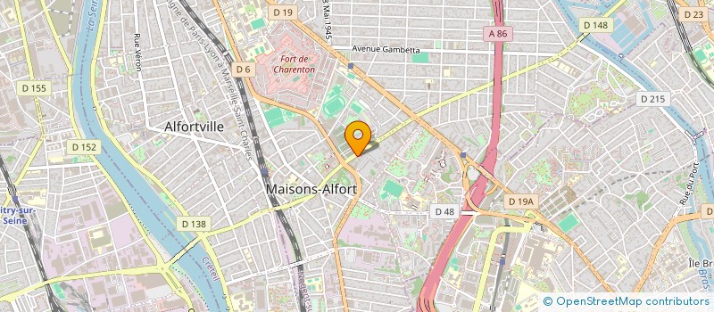 localisation de l'entreprise SCI R2D2M à MAISONS-ALFORT