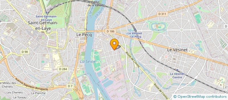 localisation de l'entreprise SCI R2F  LE PECQ