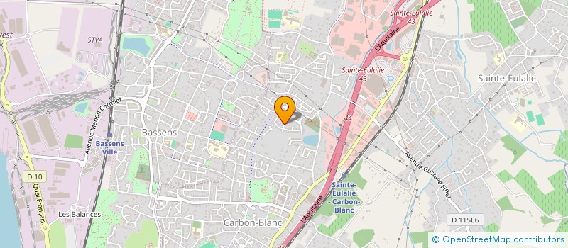 localisation de l'entreprise SCI R2L  CARBON-BLANC