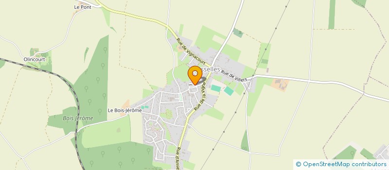 localisation de l'entreprise SCI R2MC  FLESSELLES