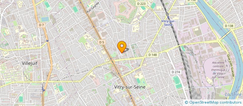 localisation de l'entreprise SCI R2S  VITRY-SUR-SEINE