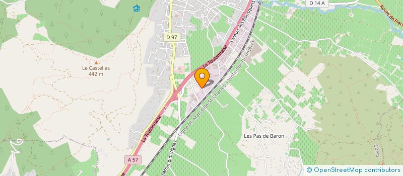 localisation de l'entreprise SCI R3A  CUERS