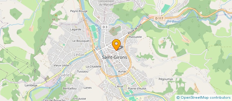 localisation de l'entreprise SCI R3D à SAINT-GIRONS