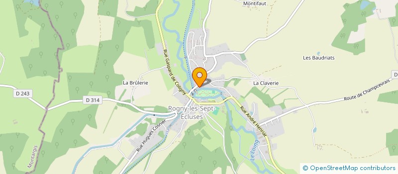 localisation de l'entreprise SCI R7  ROGNY-LES-SEPT-ECLUSES