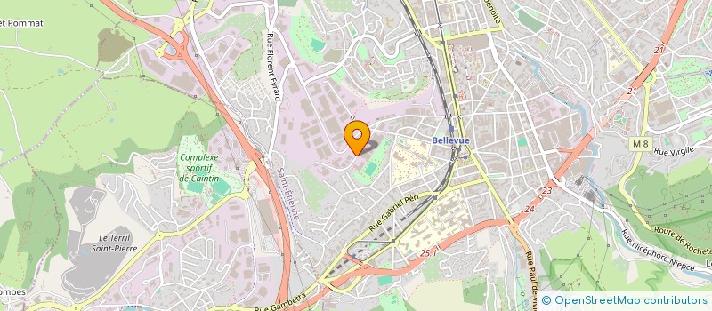 localisation de l'entreprise SCI RA IMMOBILIERE  SAINT-ETIENNE