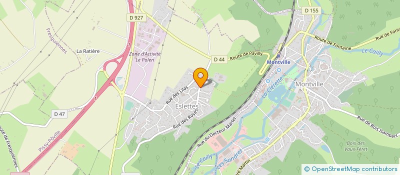 localisation de l'entreprise SCI RA2B  ESLETTES