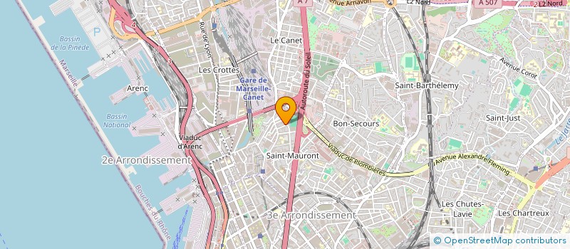 localisation de l'entreprise SCI RAACHE à MARSEILLE
