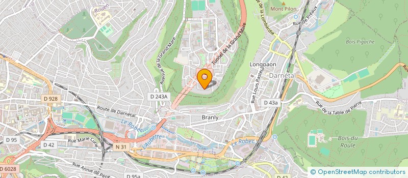 localisation de l'entreprise SCI RAAZ à ROUEN