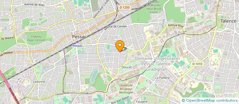 localisation de l'entreprise SCI RAB 33  PESSAC