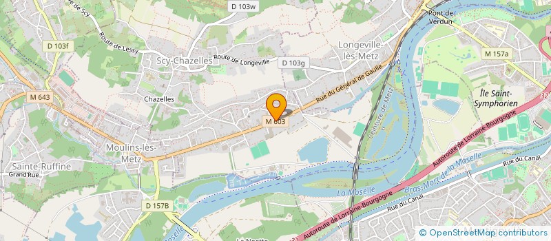 localisation de l'entreprise SCI RAB  SCY-CHAZELLES