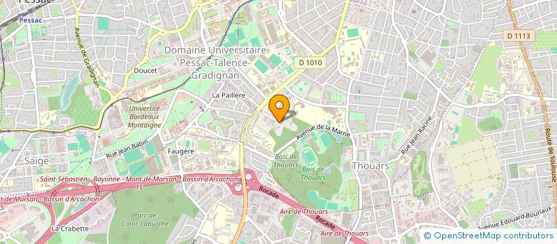 localisation de l'entreprise SCI RABA  TALENCE